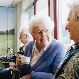 17 02 2023 Zorgpartner Slothoven Bewoners Koffiemoment Tafel