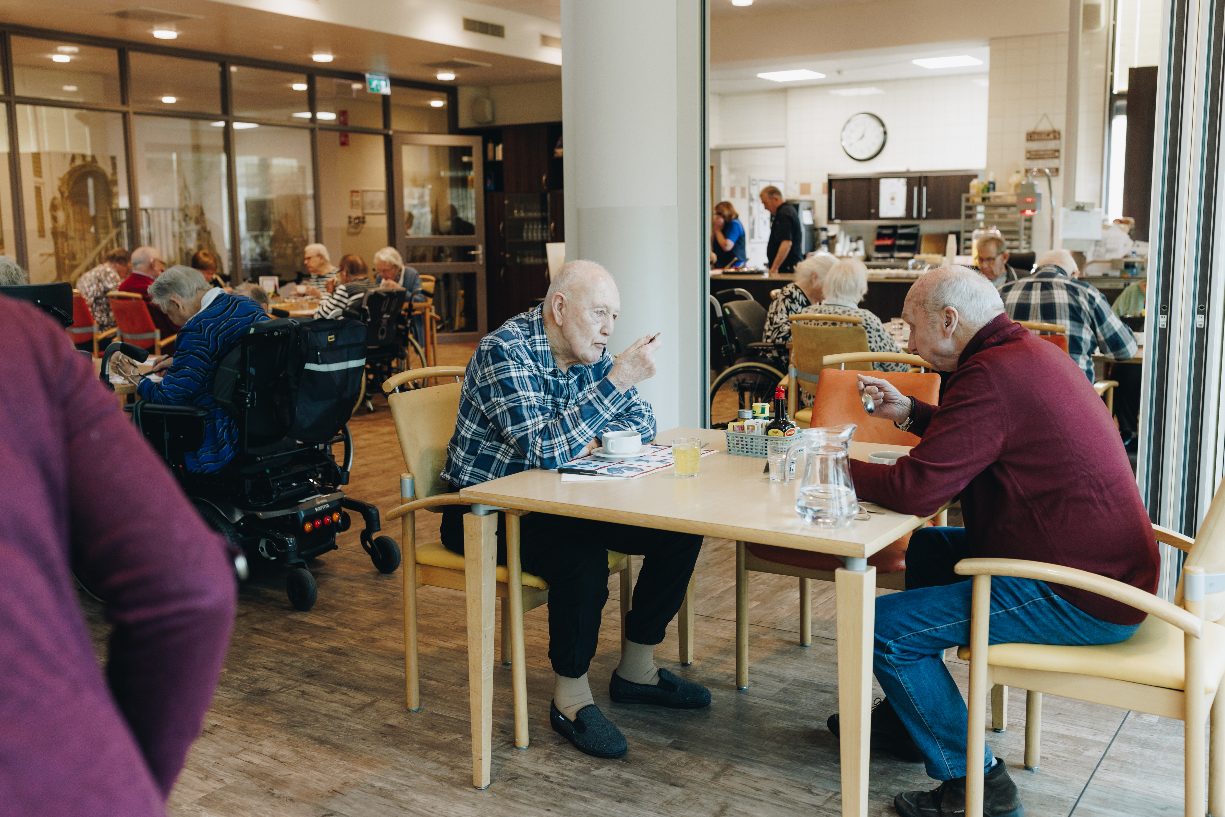 10 02 2023 Zorgpartners Savelberg Soep Bewoners Restaurant Lunchen Samen