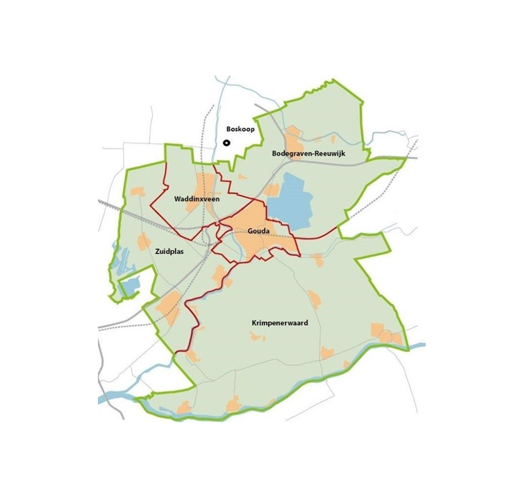 TANDEM Regiokaart Wit