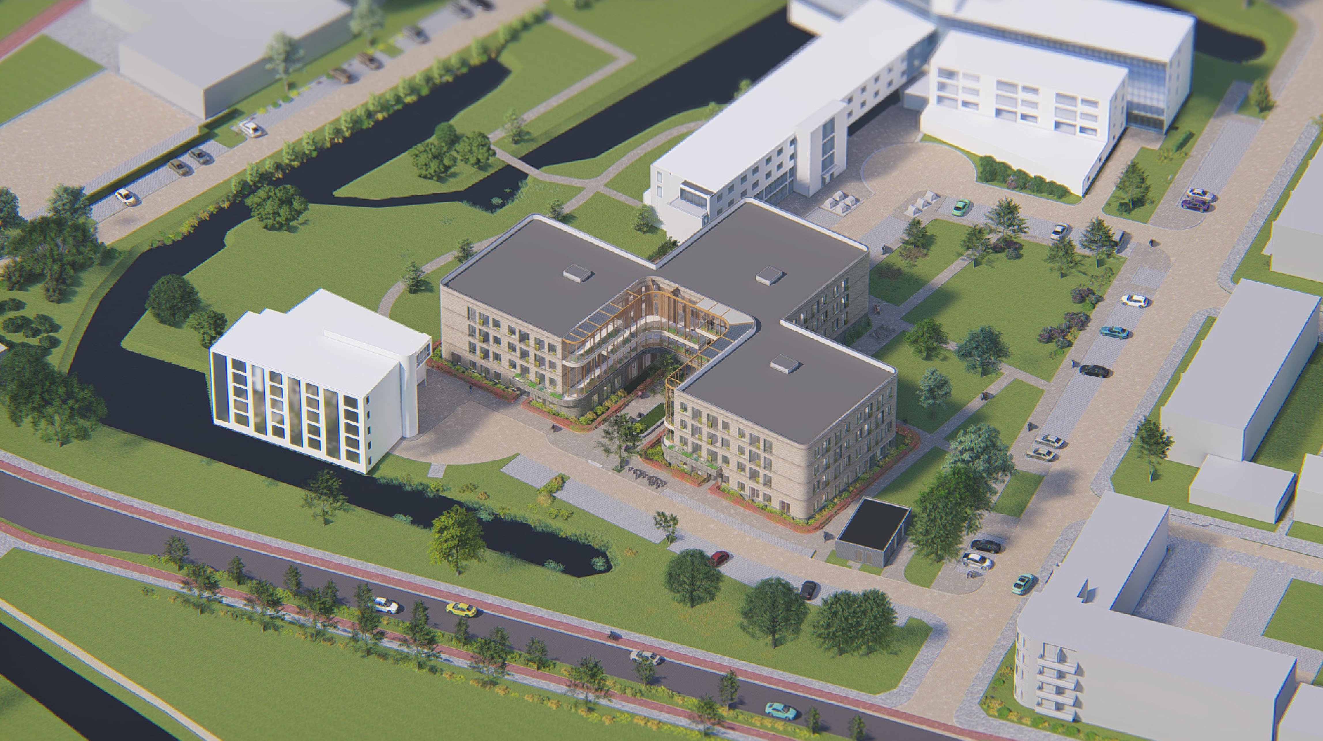 Impressie Nieuwbouw Souburgh Bovenaanzicht