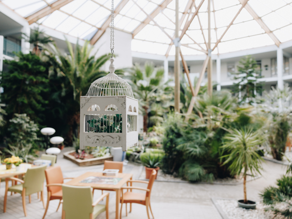 03 04 2023 Gouwestein Zorgpartners Closeup Binnentuin Planten Groen Puzzel Verhuur