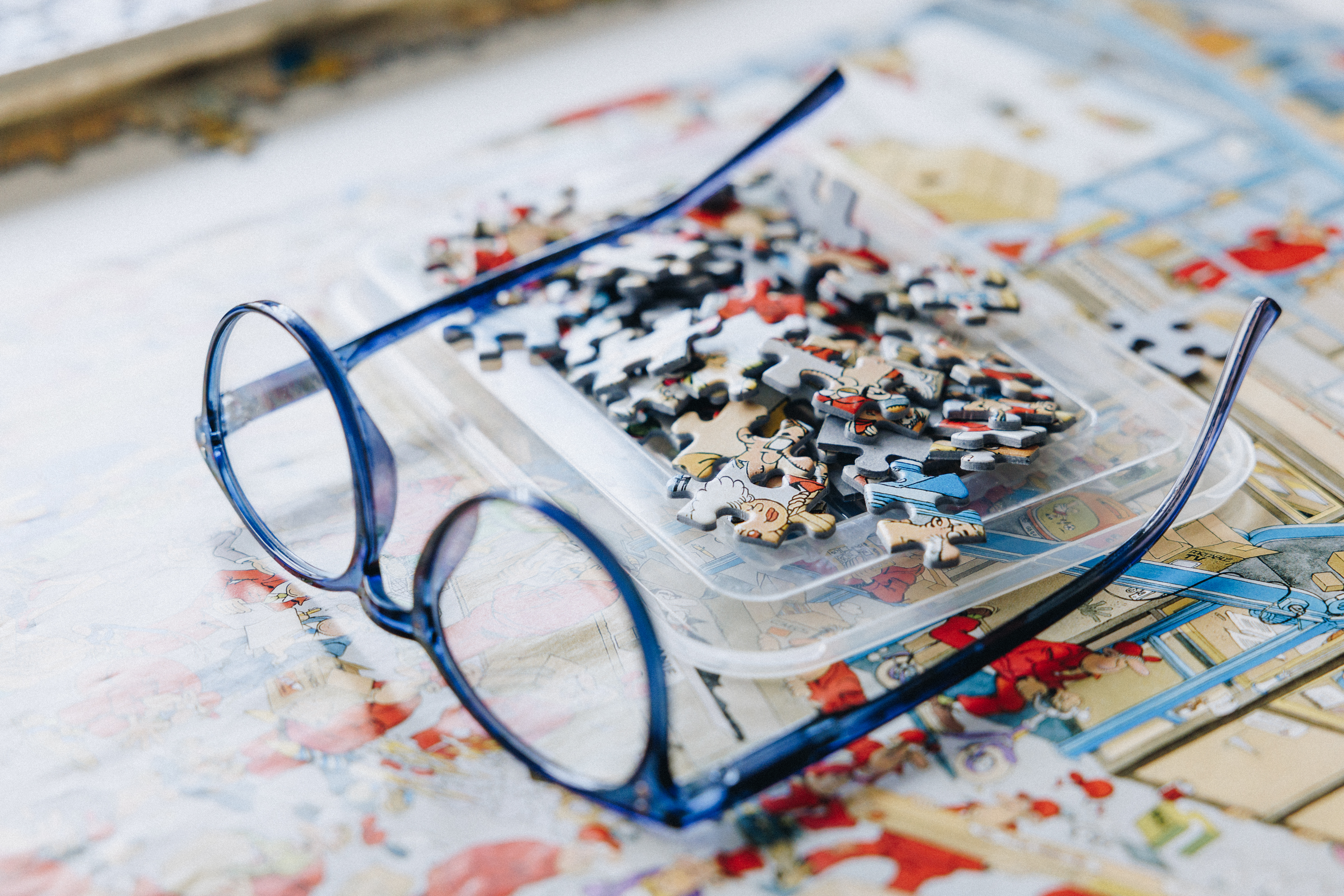 13 04 2023 Floravita Zorgpartners Closeup Bril Puzzel Tafel