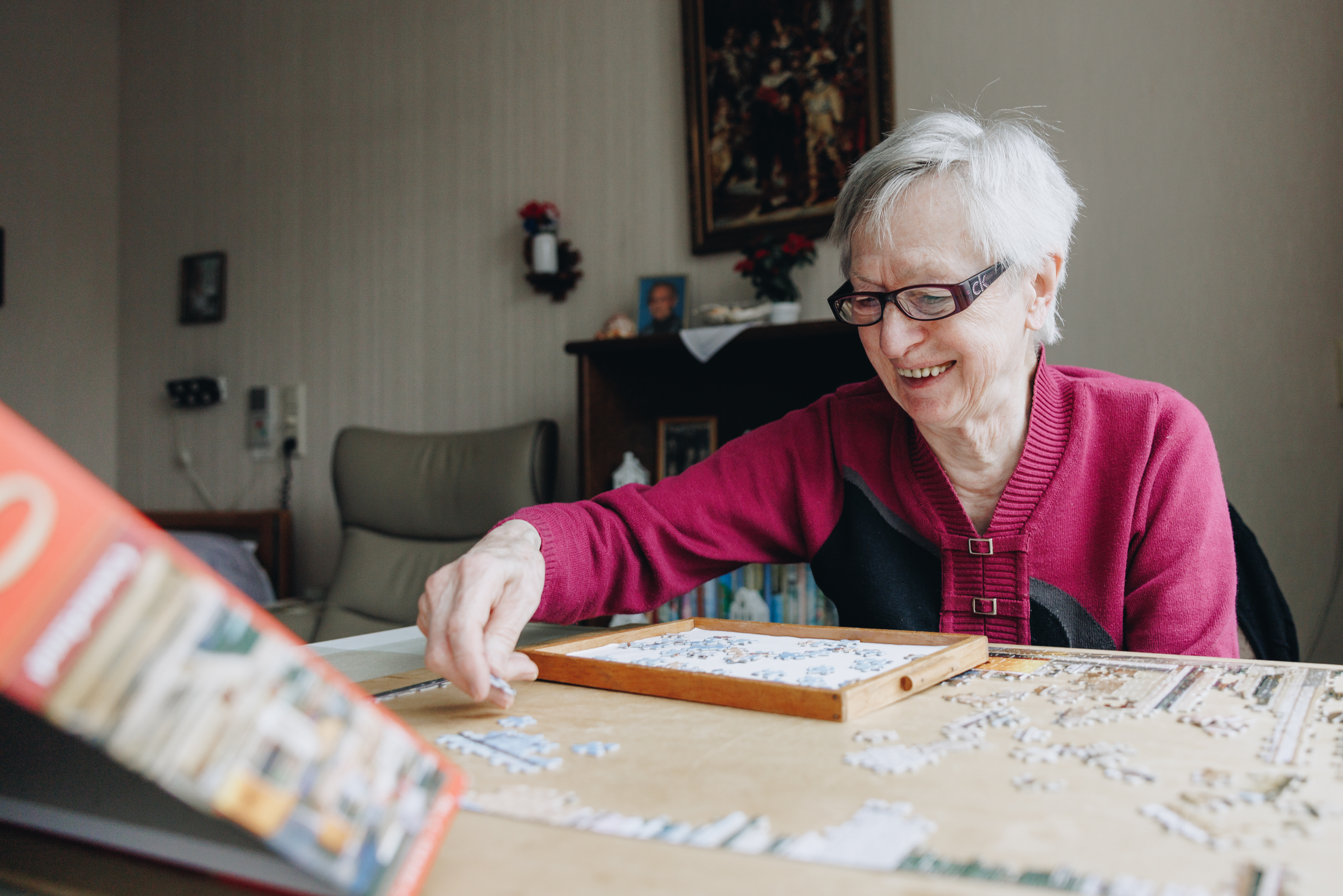 09 03 2023 Zorgpartners De Breeje Hendrick Puzzelen Kamer Legpuzzel