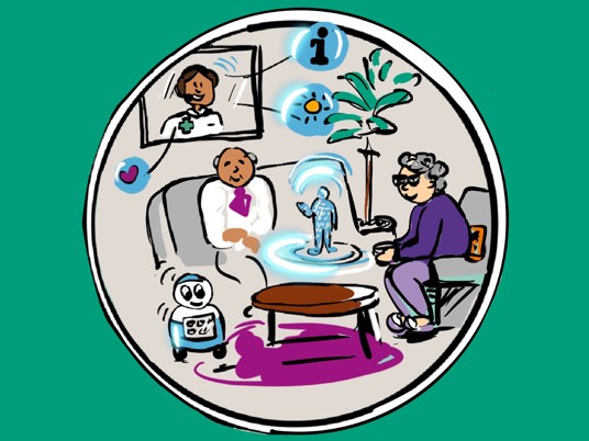 Samen Met Digitale Ondersteuning Beeld