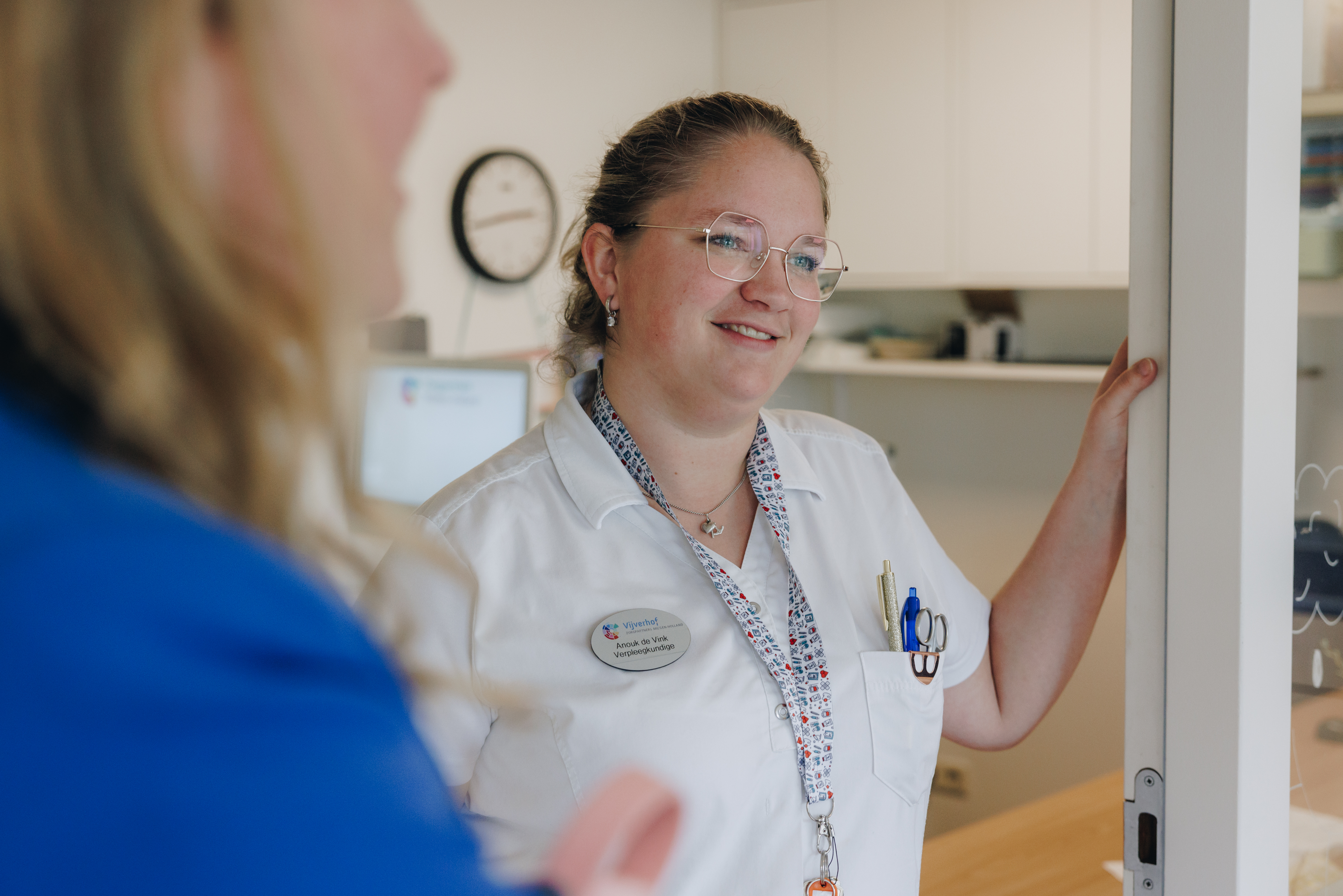 23 03 2023 De Vijverhof En De Meent Medewerker Naambordje Kantoor Collegas