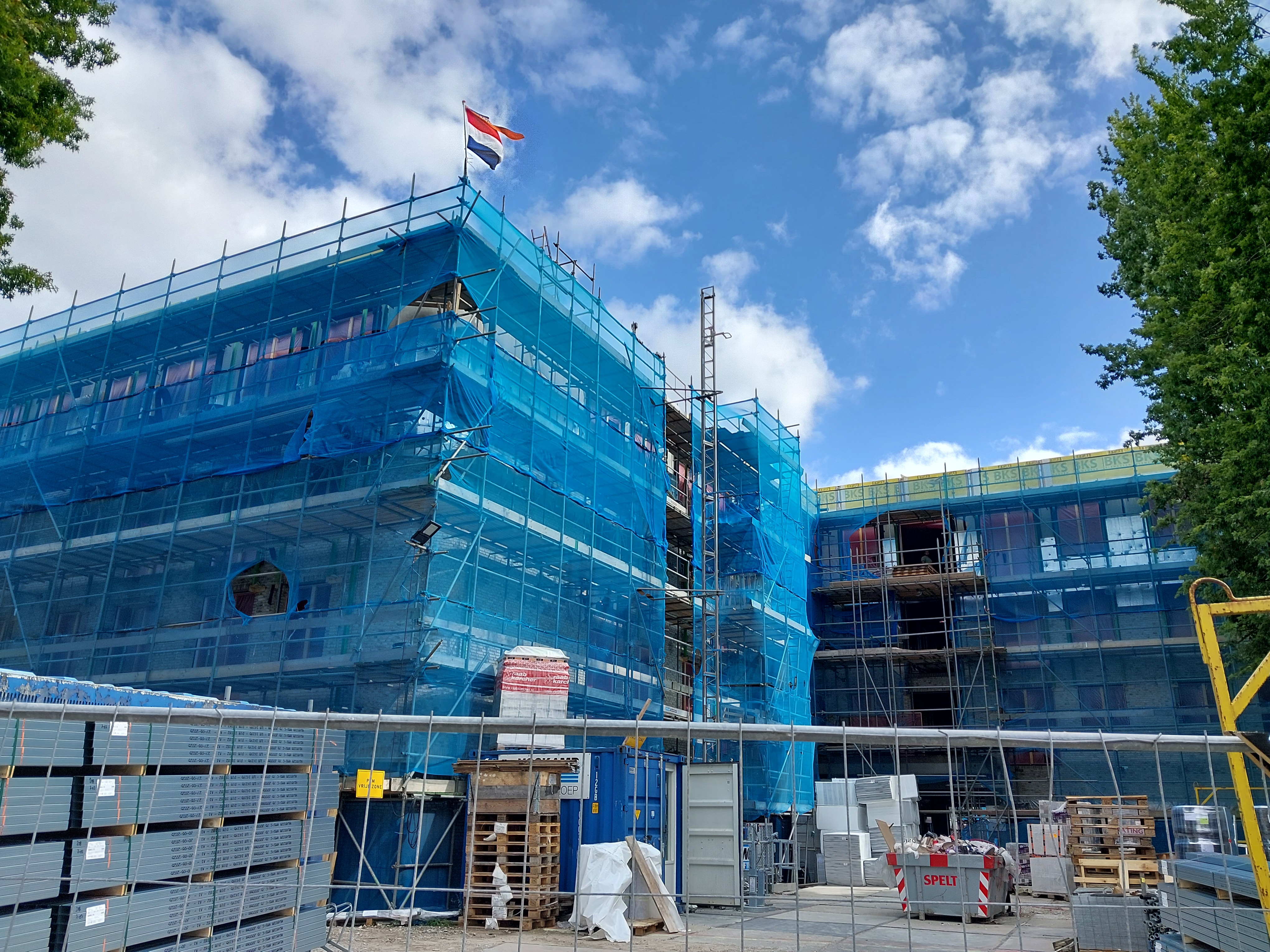 Mei25 Souburgh Nieuwbouw Hoogste Punt Vlag